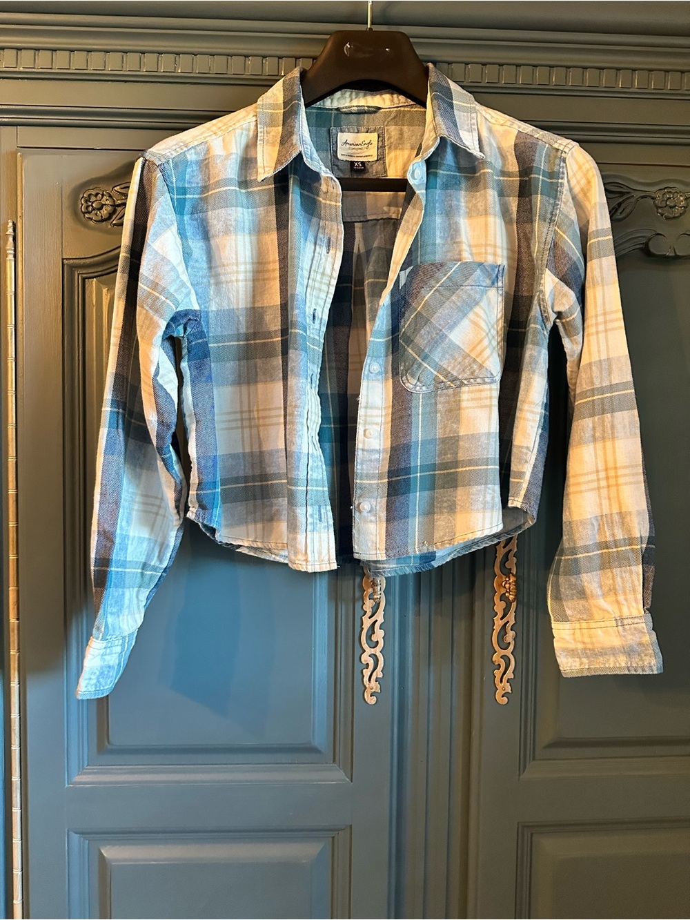 Plaid flannel Button-Up Shirt - American Eagle
